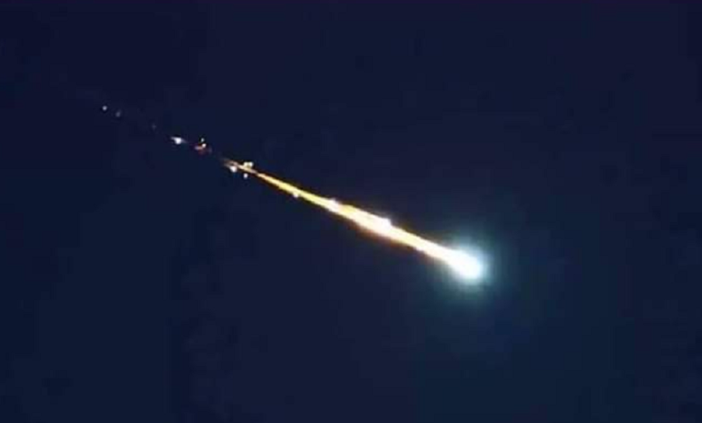 Así se vio el meteorito que cayó en Tamaulipas