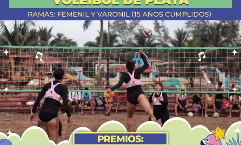 Arma tu equipo de voleibol y ven al Costa Esmeralda Fest