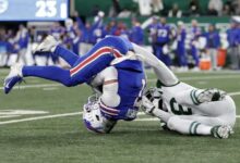 Allen y Bills superan el “Ave María” de Rodgers y vencen a Jets 23-20 para tomar el control de la AFC Este